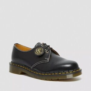 Dr. Martens Women's 1461 MIE MADE IN ENGLAND Black Kudu Leather US 8 Retail $350